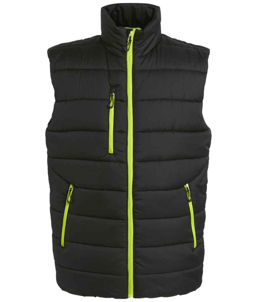 Regatta Navigate Thermal Bodywarmer - Black/Lime Green